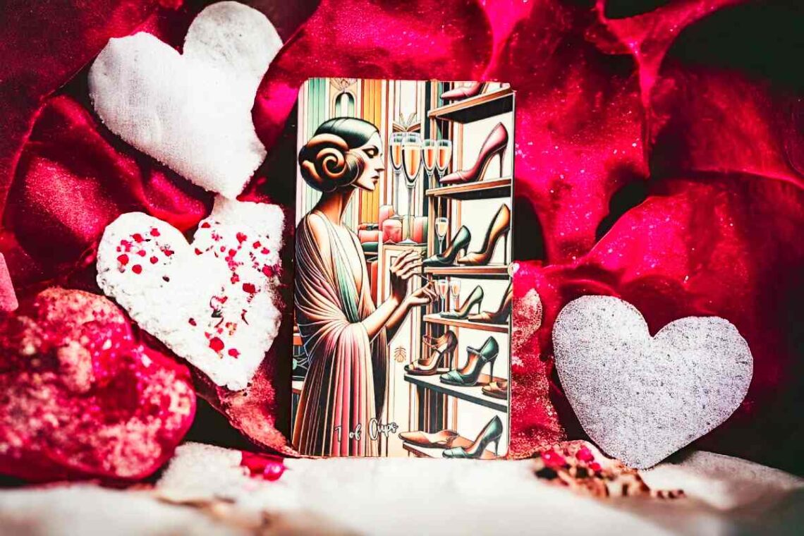 "Blog post titled 'In Search of the Perfect 'Shoe': Love, Tarot, and the Dance of Destiny' written in Croatian. The post explores the analogy between finding the perfect romantic partner and the quest for the ideal shoe, blending humor, Tarot insights, and practical advice on love and relationships. It emphasizes the importance of inner clarity, emotional healing through Tarot, and making choices that nourish the soul, presented in a mystical and engaging narrative style.